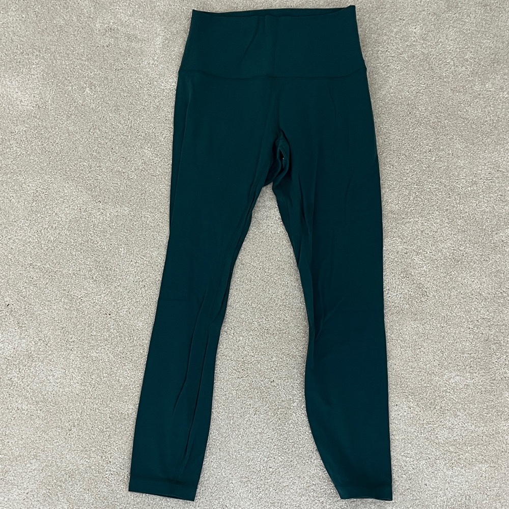 lululemon Teal Green High-Rise Leggings